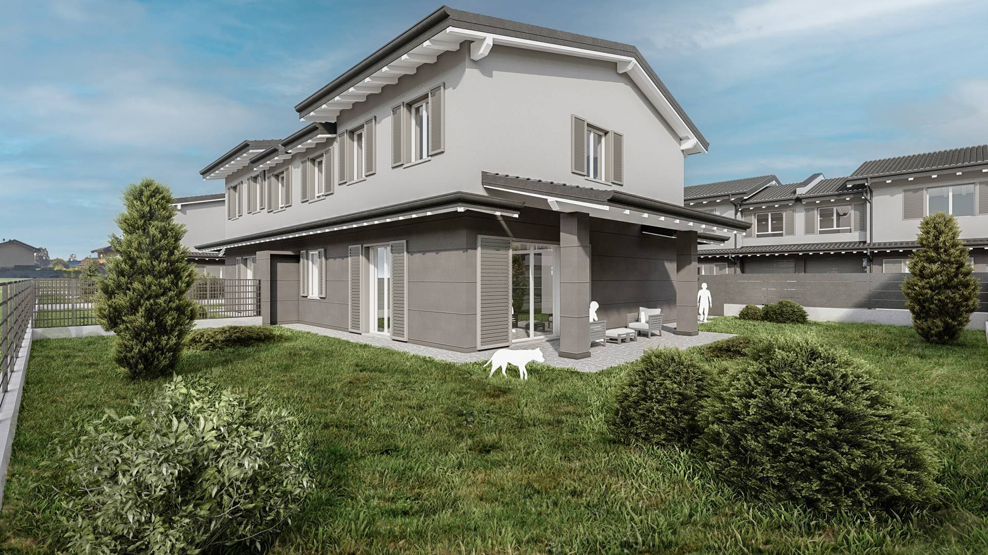 Villetta Bifamiliare a Lurano