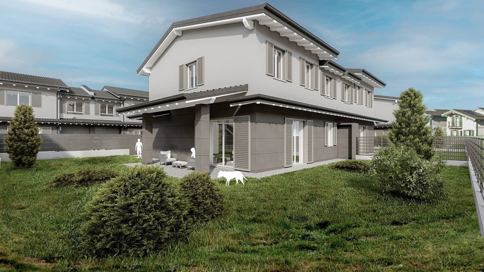 Villetta Bifamiliare a Lurano