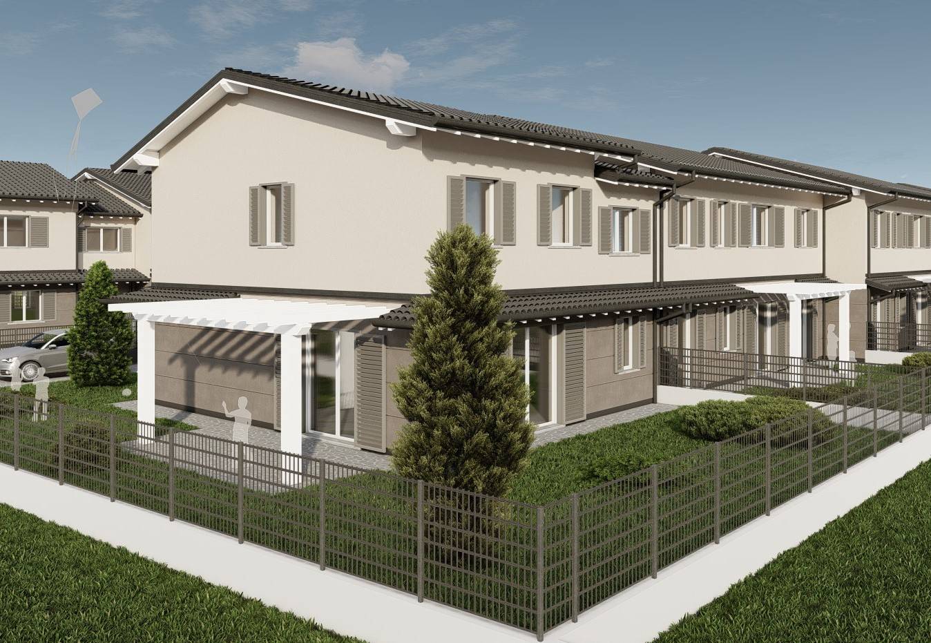 Villetta a schiera a Casirate d'Adda